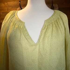Loft Yellow Blouse